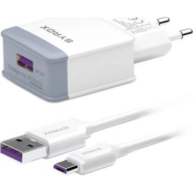 Resim Syrox Q30 3.0A Hızlı Şarj Adaptör + Micro USB Kablo 