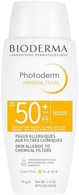 Resim Bioderma Photoderm Mineral Fluid SPF50+ Çok Hassas Ciltler için Çok Yüksek Korumalı Yüz, Vücut Güneş Kremi 75 gr 