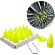 Resim Sivri Mermi Bijon Kapağı Sökme Aparatlı Fosfor Yeşil 19 mm (01) (Sts Oto Aksesuar) 