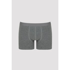 Resim Erkek Basic Gri 3'lü Boxer 