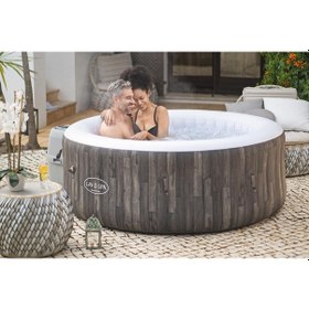 Resim Lay-z-spa 60005 Bahamas Airjet Şişme Spa Havuzu, 2-4 Kişilik Kahverengi 