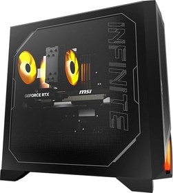 Resim MSI MPG INFINITE Z3 9NVPR7-105EU RYZEN 7 9700X 32GB DDR5 1TB SSD RTX 5070 SHADOW 2X 12G W11 GAMING DT PC 