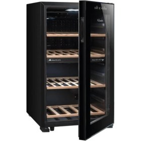 Resim La Sommeliere Service Solo 50 Şişe Kapasiteli Şarap Dolabı LS512ZBLACK Modern Tasarım ve Dijital Kontrol 