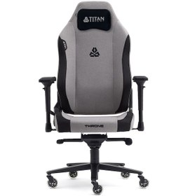 Resim Titanseat Throne Gray Kumaş Oyuncu Koltuğu Gray 