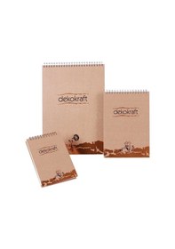 Resim Keskin Notebook Spiralli Bloknot Kraft A4 Çizgili 100 Yaprak 140561 