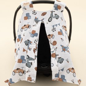 Resim Puset Örtüsü - Tek Taraflı - Araçlar 