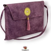 Resim Kuran-I Kerim Kılıfı Lila Cami Boy (25X34) 