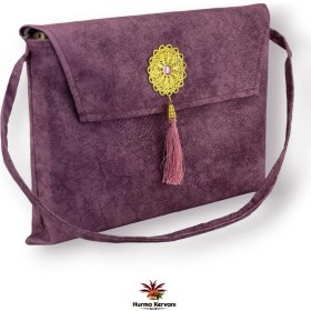 Resim Kuran-I Kerim Kılıfı Lila Cami Boy (25X34) 