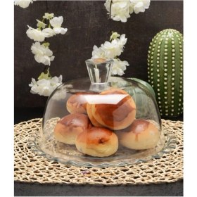 Resim Paşabahçe Patisserie Kek Fanusu Şeffaf Cam 15 cm Yükseklik 26 cm Genişlik 1 Adet 