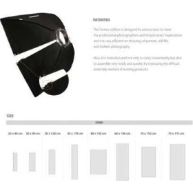 Resim Fomex Standart Softbox Strip 30X170 