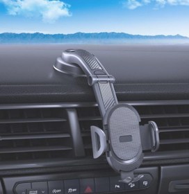Resim ELSE NİPPON Otomatik Klipsli Araç İçi Telefon Tutucu Torpido Uyumlu 