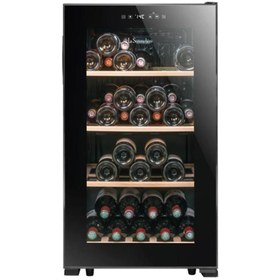Resim La Sommeliere Siyah 52 Şişe Kapasiteli Service Solo Şarap Dolabı (LS52BLACK) 