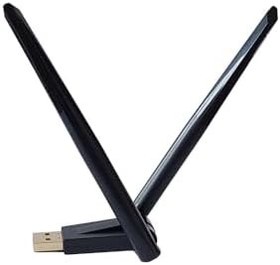 Resim TRIO W136 300 Mbps Kablosuz Wifi Adaptör, Çift Antenli Wifi Adaptör, Wifi Dongle (Win10/11 Tak Çalıştır) 