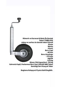 Resim Römork Ön Destek Tekeri 