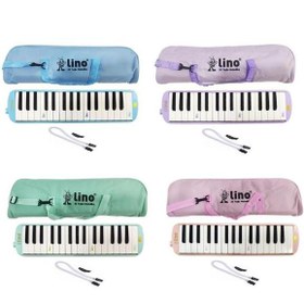 Resim Lino Melodika 32 Tuşlu Bez Çanta Pastel Karışık LN-32-PKS 