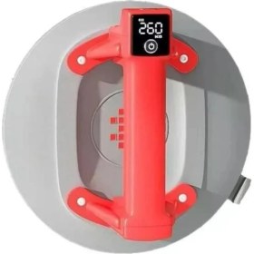 Resim Shijing Tools 6100 Şarjlı Hava Pompalı Dijital Vantuz - Cam Granit Seramik Ayna Taşıma Vantuzu 