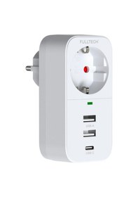 Resim Fulltech Akıllı Priz 1xtype-c 2xusb Ftr-17 