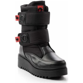 Resim Siyah Hakiki Deri Kadın Bot & Bootie K02724986303 Siyah 