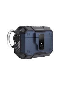 Resim Air-pods Pro Zore Airbag 35 Darbelere Karşı Dayanıklı Düğmeli Kılıf-mavi Mavi 