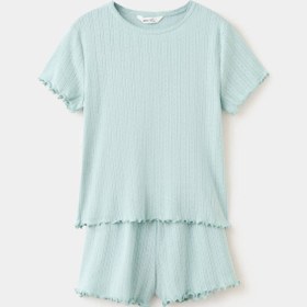 Resim MANGO Kids Fitilli şort pijama 