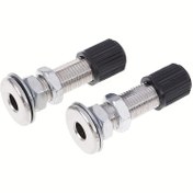 Resim 2 Adet Çinko Alaşımlı Bisiklet Vana Kapağı, Yuvarlak Hafif Dağ Yol Bisikleti Lastik Vana Kapakları - 38mm/1.49in 