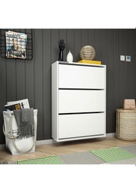 Resim Belen Ayakkabılık Beyaz 