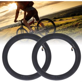 Resim Vkemall Bisiklet İç Lastiği 2 Adet - Eğik Valf, Butil Kauçuk, 14x2.125 Boyut, Yüksek Dayanıklılık, Konforlu Sürüş İçin Yol/dağ Bisikletleri Uyumlu 