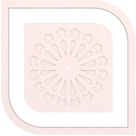 Resim Motifpiyer Lamba Tavan Göbeği 03 Kare Dik Oval Dış Çıtalı 