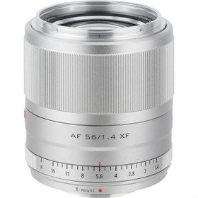 Resim Viltrox AF 56mm f\u002F1.4 XF STM Silver Lens (Fujifilm X) 