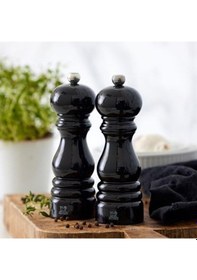 Resim Peugeot Paris Ahşap Siyah Lake Karabiber Ve Tuz Değirmeni 18 Cm 