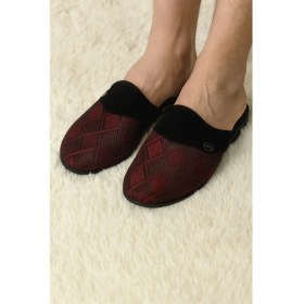 Resim Erkek Bordo Çeyizlik Ev Terliği Q3G3K0CK 