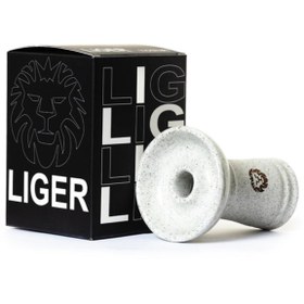 Resim Liger Hookah Lıger Bowl Phunnel Tek Delikli Premium Nargile Lülesi - Beyaz 