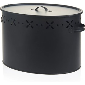 Resim Evstyle Metal Bölmeli Patates Soğan Kovası - Siyah - 18 lt 