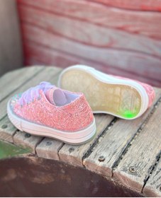 Resim Surpie Shoes Kız Çocuk Günlük Ayakkabı, Kız Çocuk Convers (30 NUMARAYA KADAR IŞIKLIDIR) 