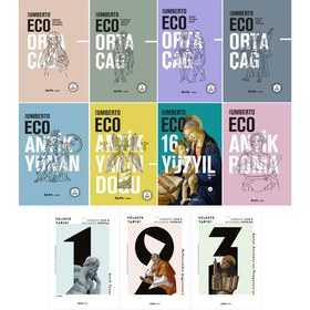 Resim Tamamı Ciltli Ortaçağ - Antik Yunan - Antik Yakın Doğu - 16. Yüzyıl - Antik Roma - Felsefe Tarihi 1-2-3 - Umberto Eco 