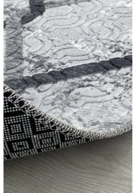 Resim Lüle Halı Kaymaz Taban Yıkanabilir Yolluk Halı Lhsmrt602siy 