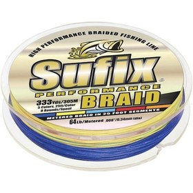 Resim Sufix Performance Braid İp Misina Multıcolor 0.23mm - 300mt - 16. 