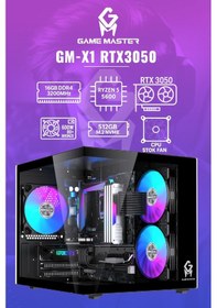 Resim Gm Game Master Gm-X1 R5-5600 16 GB 512 GB M.2 RTX3050 Free Dos Masaüstü Bilgisayar 