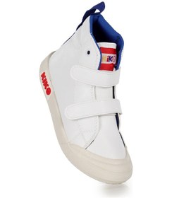 Resim Kiko Kids Garf Günlük Cırtlı Erkek Çocuk Bot Ayakkabı Beyaz - Mavi Beyaz - Mavi 