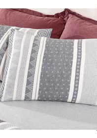 Resim Madame Coco Semnoz Çift Kişilik Pamuklu Jakarlı Nevresim Takımı - Gri/antrasit Gri 