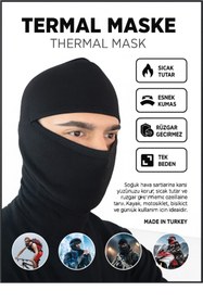 Resim bdrmwear Desensiz Tek Renk Yüz Maskesi 