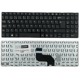 Resim Casper İle Uyumlu Cny.3630-bt35v-s, Cny.3632-8n35v-s, Cny.3632-8t35v-s Klavye Siyah Çerçeveli Tr 