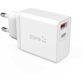 Resim Fibaks Tüm Telefonlara Uyumlu Çift Çıkışlı Fast Hızlı Şarj Başlığı 