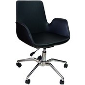 Resim Bilgisayar Sandalyesi Örümcek Yıldız Ayaklı Siya Suni Deri Büro S 