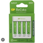 Resim GP E411 USB Pil Şarj Cihazı 4 Adet 1000 AAA İnce Pilli Set 