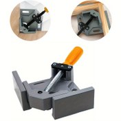 Resim Ayarlanabilir Alüminyum Köşe Kelepçesi - 90° Sağ Açı, Tek Saplı ve Salınan Çene ile Ahşap İşleri, Kaynak ve DIY Projeleri için - Kaymaz Tutuş, Resim Çerçeveleri, Dolaplar ve Çekmeceler için İdeal 