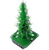 Resim Jeemson Dıy Noel Ağacı Yapım Seti - 37 Renkli Led, Mcu Kontrol, Akrilik Kasa Yok, Müziksiz, Sadece Elektronik Bileşenler 