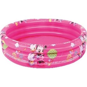 Resim Bestway 102x25 3 Bölmeli Mickey Mouse Şişme Havuzu Bw910 