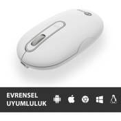 Resim Senal Store Lenovo WS207 Şarj Edilebilir Kablosuz 1600DPI 4 Tuşlu Sessiz Kompakt Optik Mouse 