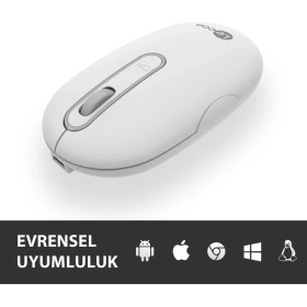Resim Senal Store Lenovo WS207 Şarj Edilebilir Kablosuz 1600DPI 4 Tuşlu Sessiz Kompakt Optik Mouse 